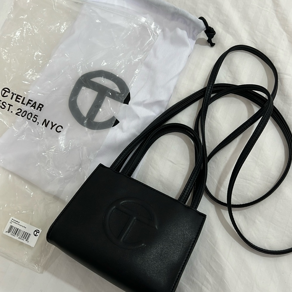 Telfar Small (Mini) Black Shopping Bag